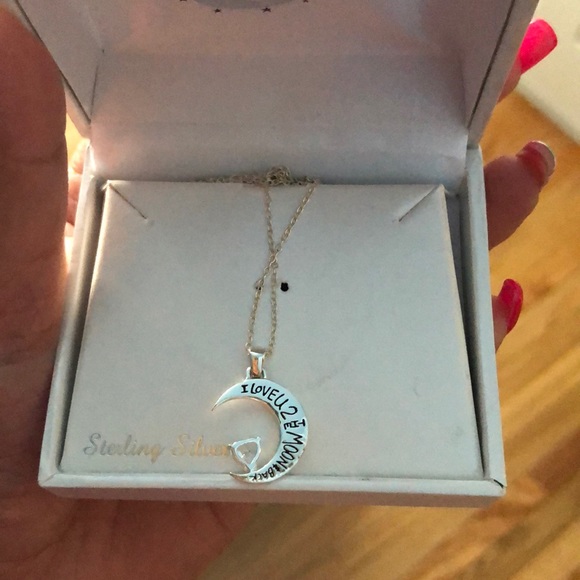 I love you to the moon and back necklace - Picture 2 of 2